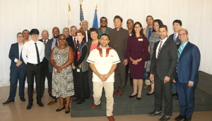 group photo at the 2019 John Anson awards ceremony.