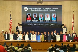 group photo at the 2019 John Anson awards ceremony.