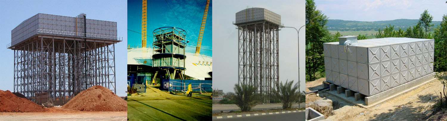 Lisované ocelové nádrže na vodu