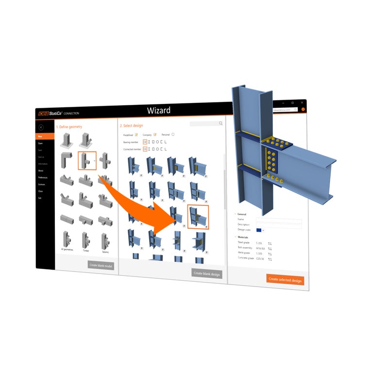 Model connections fast using *safe and approved* templates