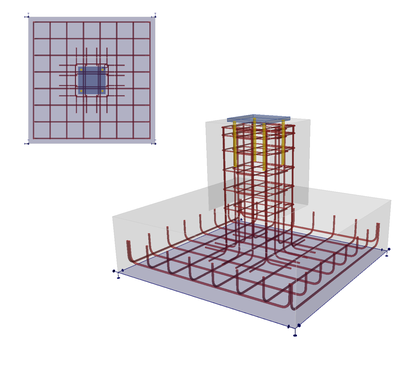 ACI - Spread footing reinforcement