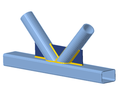 Assemblages HSS de contreventement et charpentes