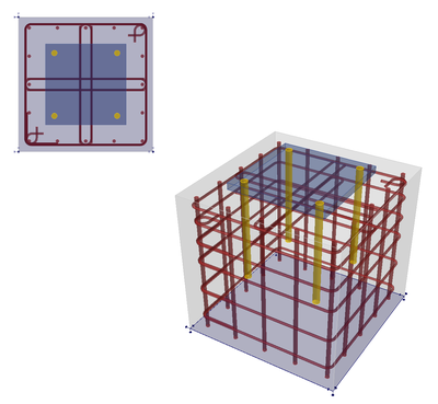 ACI - Pedestal hairpin reinforcement
