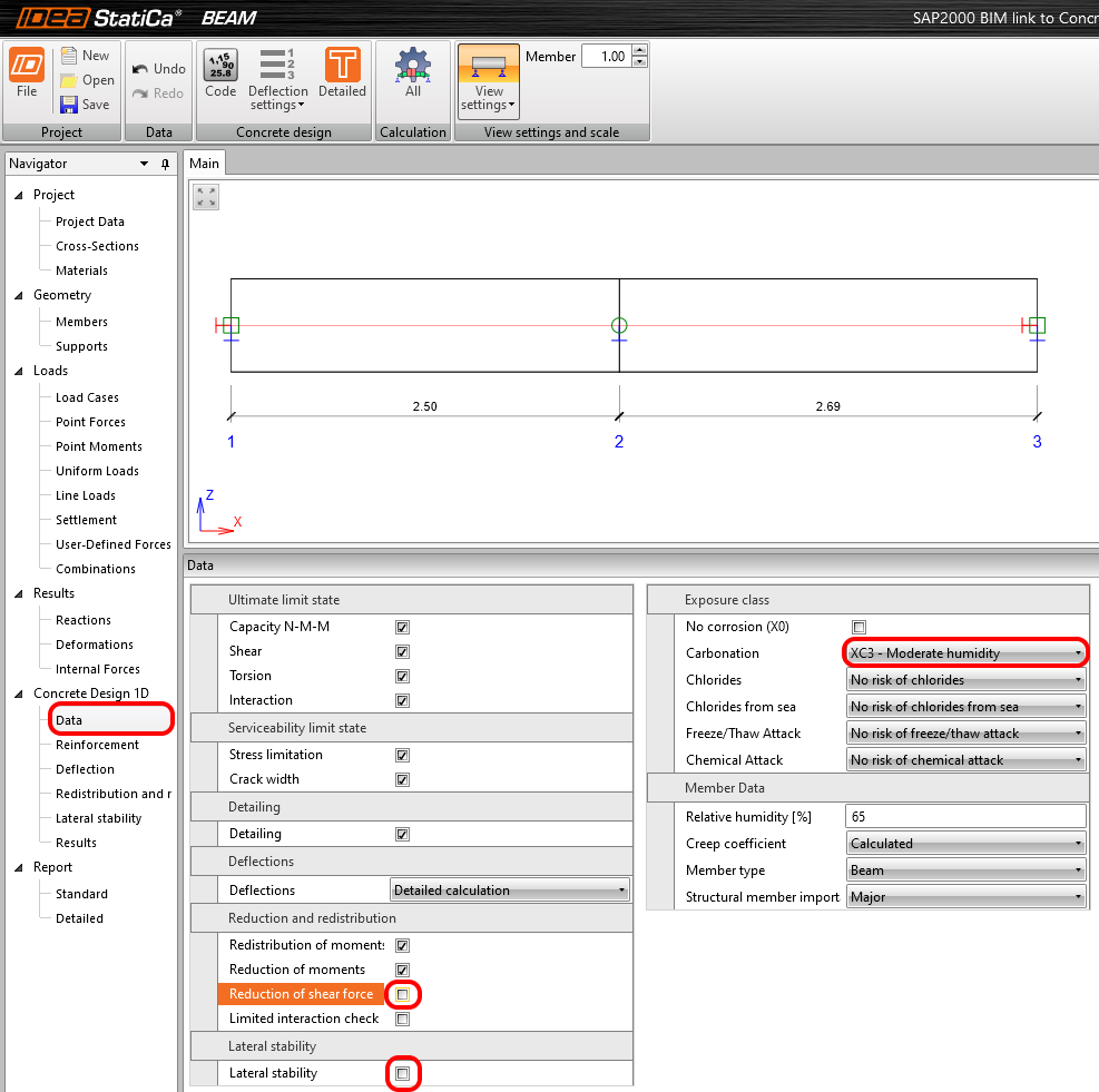 SAP2000 BIM Link For The Concrete Structural Design (EN) | IDEA StatiCa