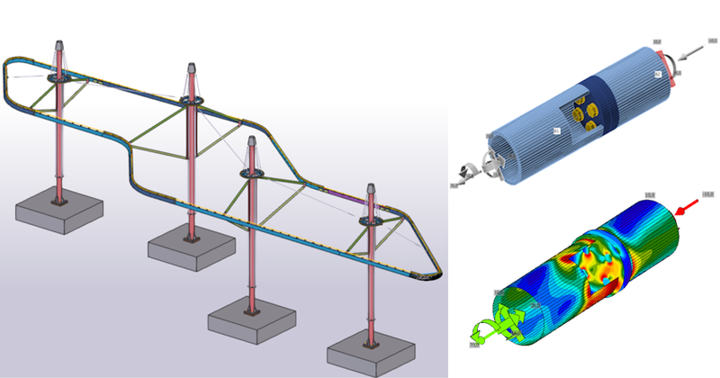 Precision pipe connections for landmark pergola in Vienna