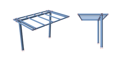 Covered linkway in Singapore