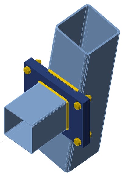 End plate connection