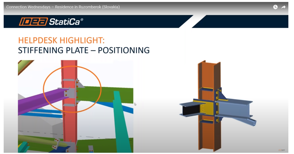 Several ways of defining the position of the plate | IDEA StatiCa