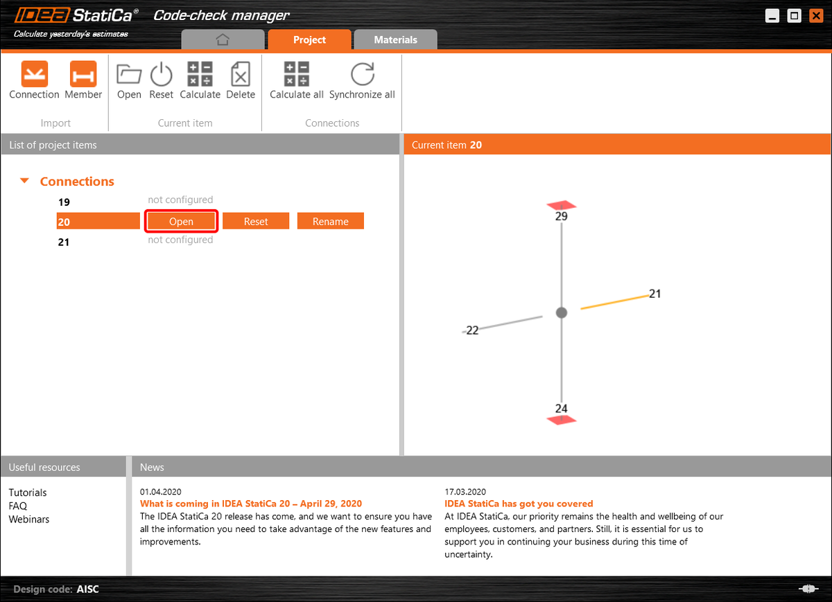 ETABS BIM link tutorial for connection design | IDEA StatiCa