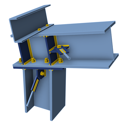 Frame corner with purlin and rod bracings
