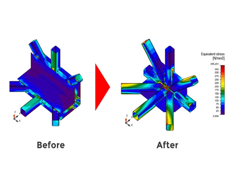 Travature del ponte permanente di servizio, aeroporto di Heathrow, Regno Unito