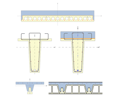 Composite and staged sections