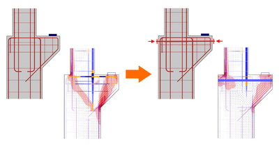 Strengthening of a RC corbel