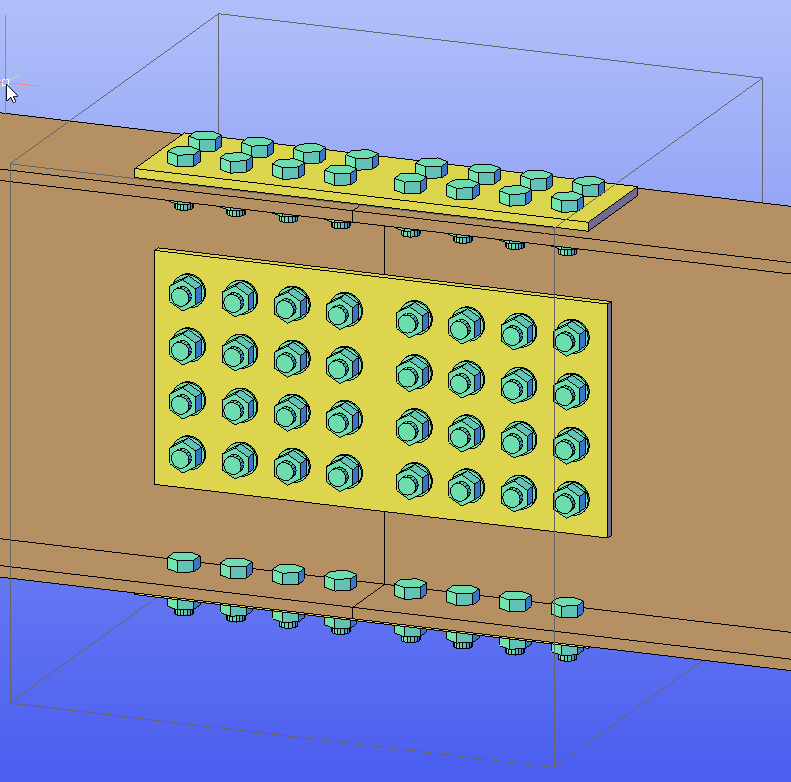 Laschenstoß Verbindung Im Stahlbau | IDEA StatiCa