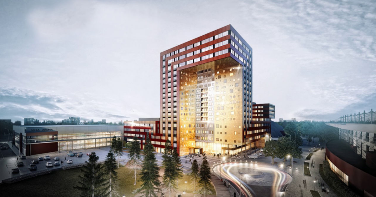 Projekt ICON společnosti Peikko ve Växjö, Švédsko