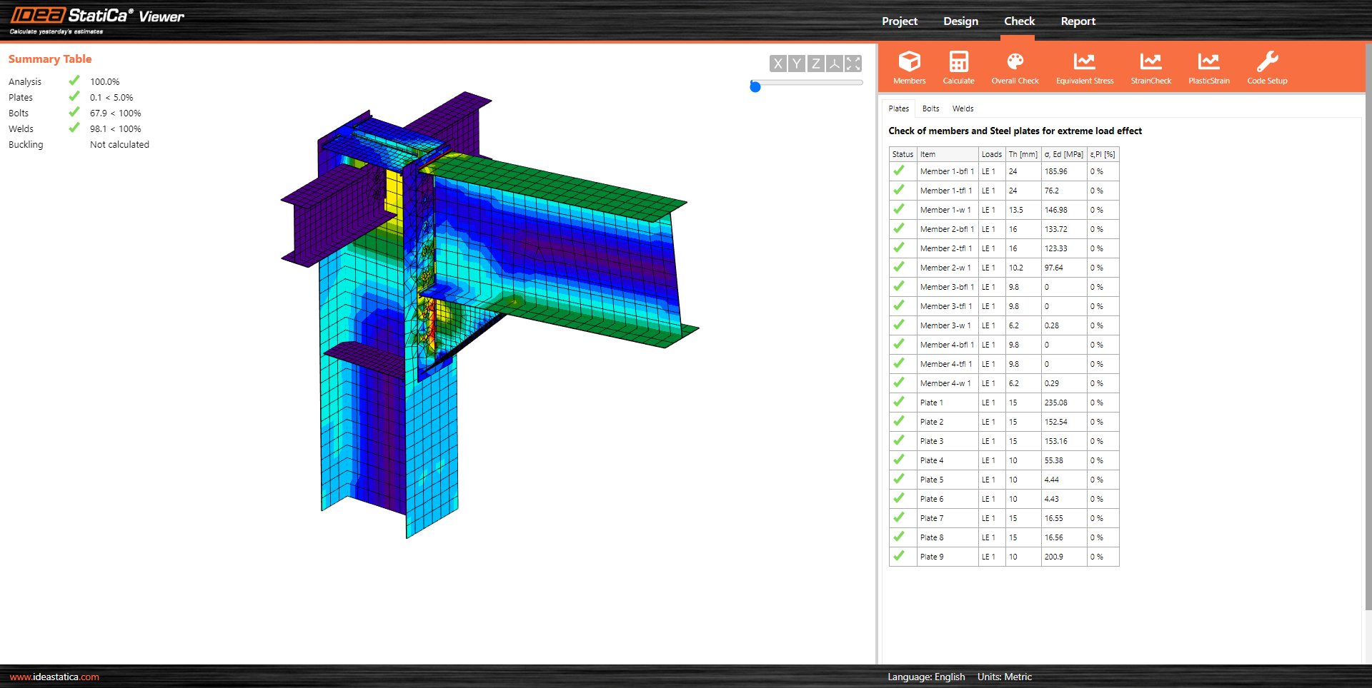 IDEA StatiCa Checkbot Viewer