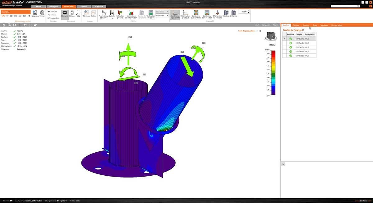 SALSE CONSTRUCTION METALLIQUE Project, France | IDEA StatiCa