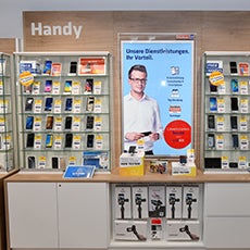 Innenansicht Handy-Bereich