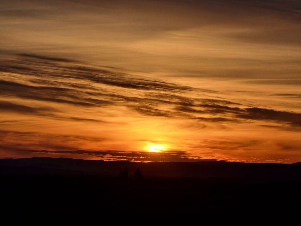 Sonnenuntergang Testfoto Samsung Galaxy S21 Ultra 5G