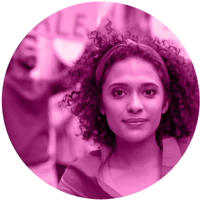 a photo of a diverse woman to show that diversity and inclusion is number 3 on the list of 10 hot leadership topics for 2021