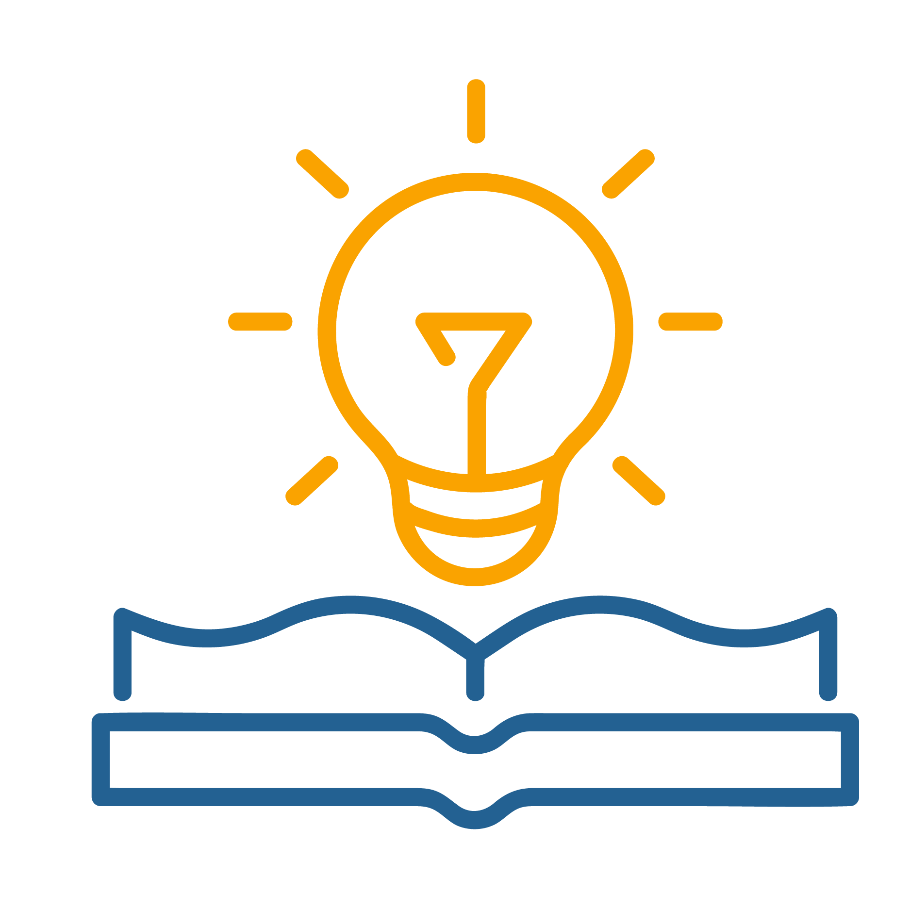 Lightbulb icon for peer learning.