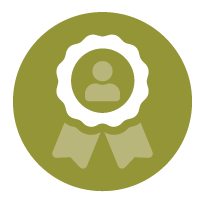 Ribbon for individual with enough experience and knowledge to facilitate middle manager development training. 