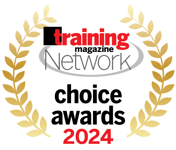 Training Magazine Network Choice Awards badge for 2024