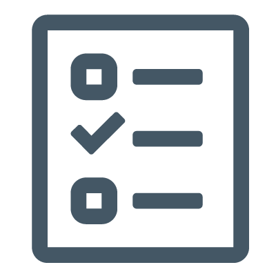 icon of a quiz to show that assessments are useful tools for objectively identifying leadership potential