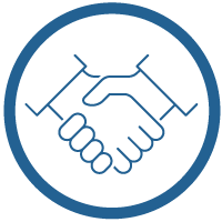 Handshake to symbolize employee commitment, identified as one of the 10 hot leadership topics for 2023.