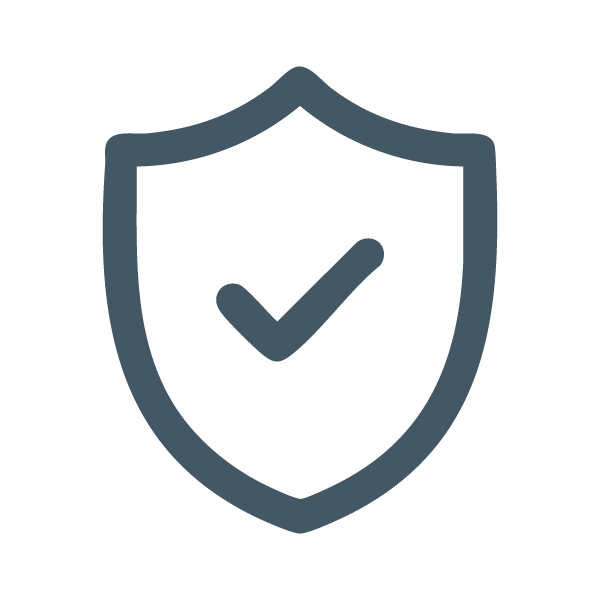 icon of a shield shows that responsible AI in learning and development is secure
