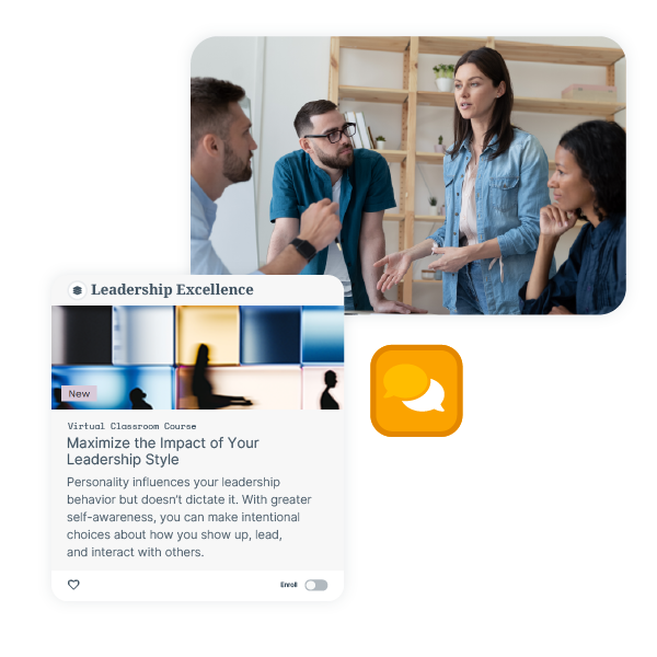 team collaborating, virtual classroom course preview, and chat icon ?fm=webp&q=65