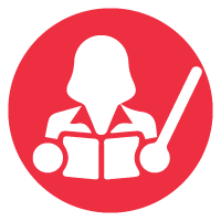 icon of a woman conductor to show a strong network with both mentors and sponsors is another type of network every woman leader needs