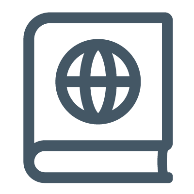 icon of a dictionary to show that managers rarely have a clear definition for leadership potential