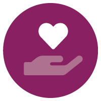 a hand holding a heart to show that one essential element of a positive candidate experience is engagement 