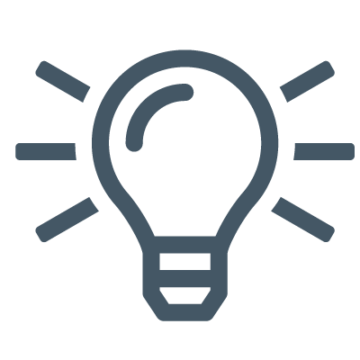 icon of a glowing light bulb to show that it is challenging to provide leadership exposure to high potentials