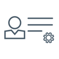 Personality description card to symbolize personality insights for middle managers