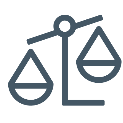 icon of a tipping scale to show that developing high potential talent is a challenge for managers show aren't trained on how to evaluate for potential