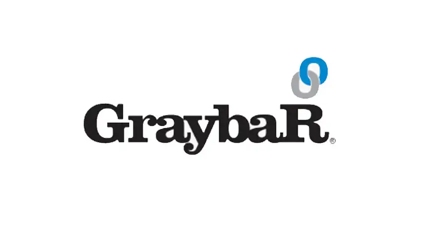 Graybar logo featuring the name in black with a blue and gray design element.