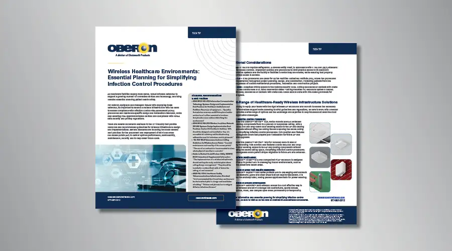 Wi-Fi Healthcare Environments: Essential Planning for Simplifying Infection Control Procedures