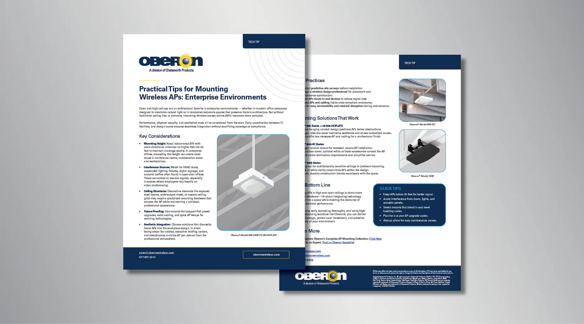 Practical Tips for Mounting Wireless APs: Enterprise Environments