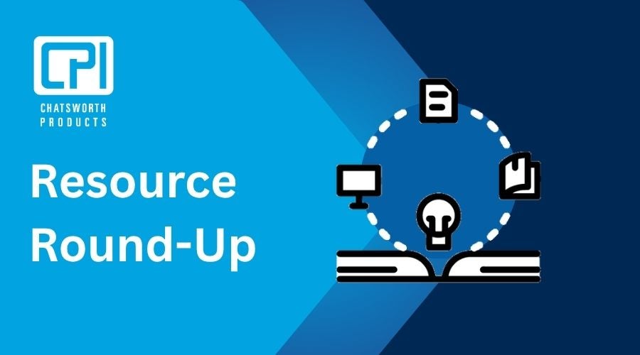 Resource round-up graphic with CPI logo and icons for learning resources above an open book.