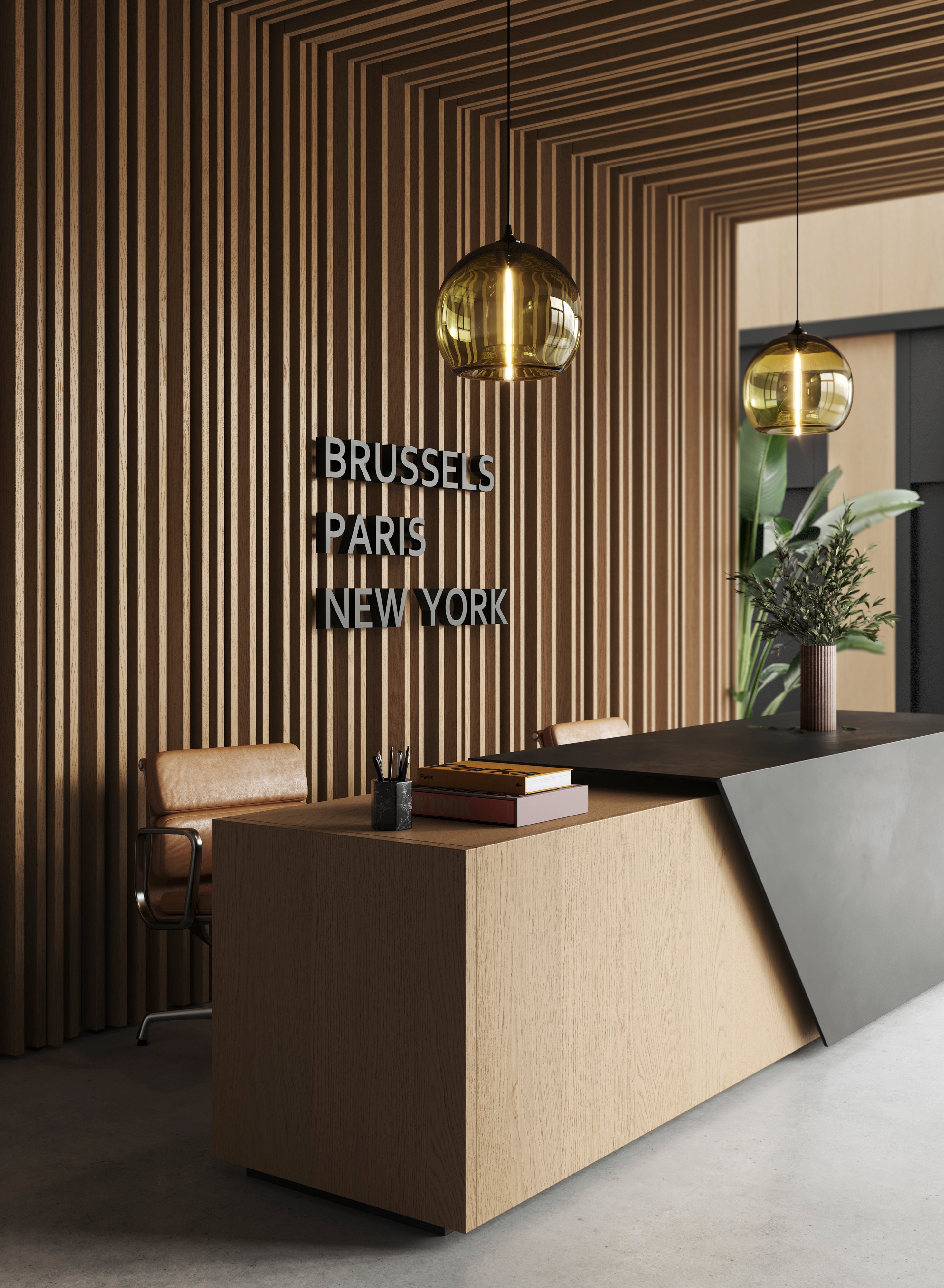 Astrata Slats: Wood Touch for Versatile Interior Design