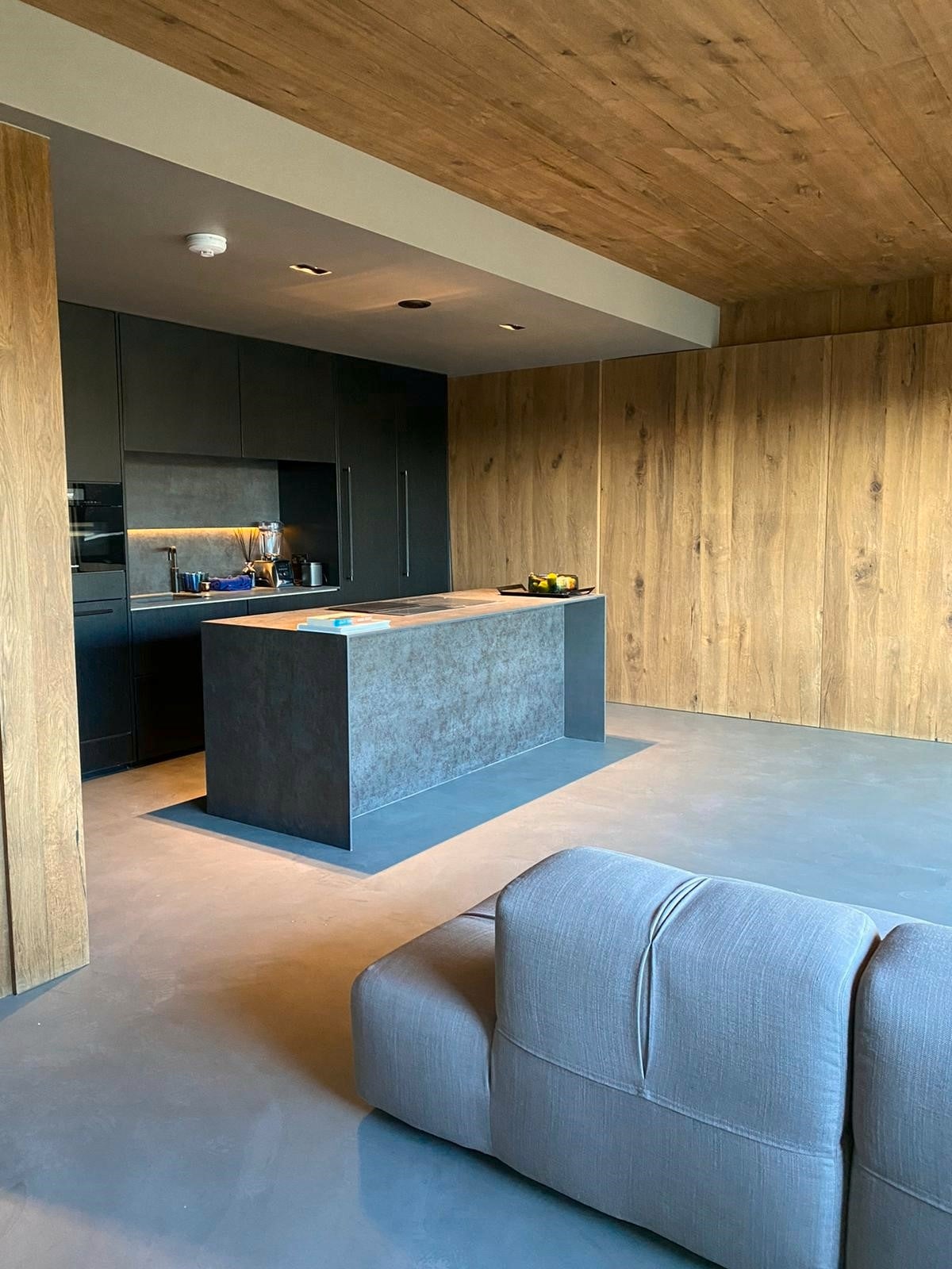 A closer look at Green Penthouse Apartment Renovations With Reclaimed Wood