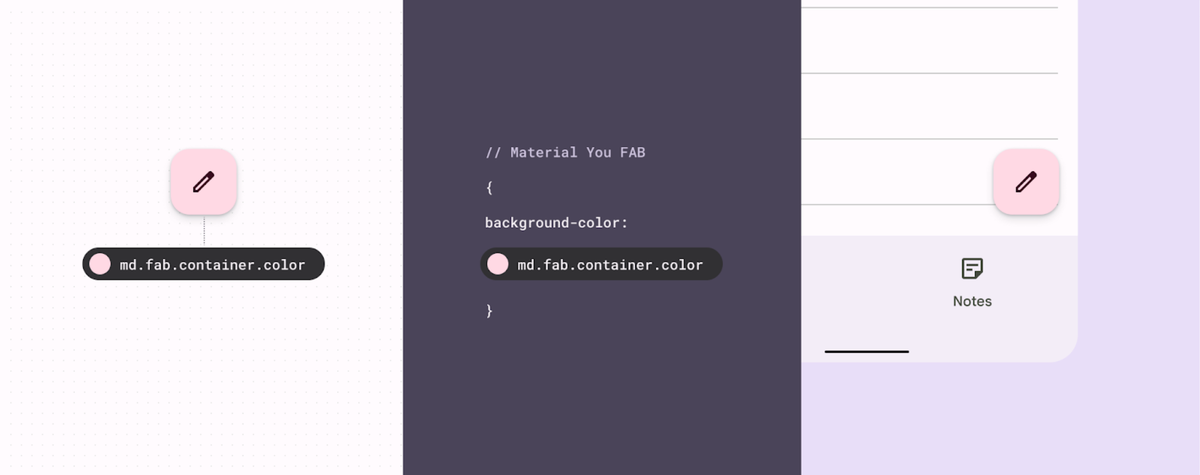 Variable design tokens - image