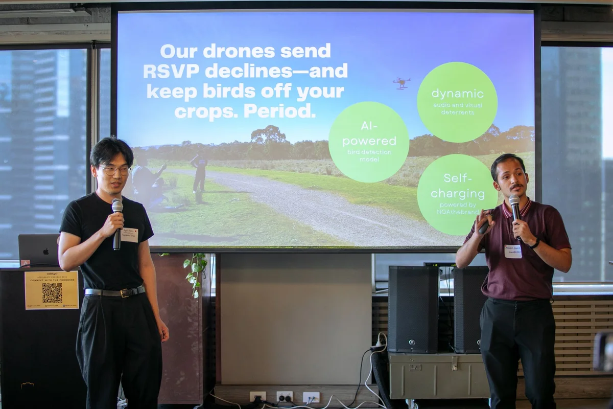 GuardianSkies team presenting