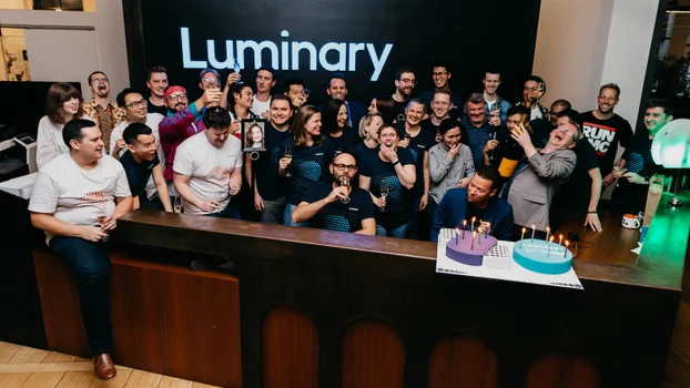 Luminary 20th birthday team photo