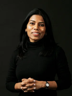 Picture of Liza Gerreyn against a black background