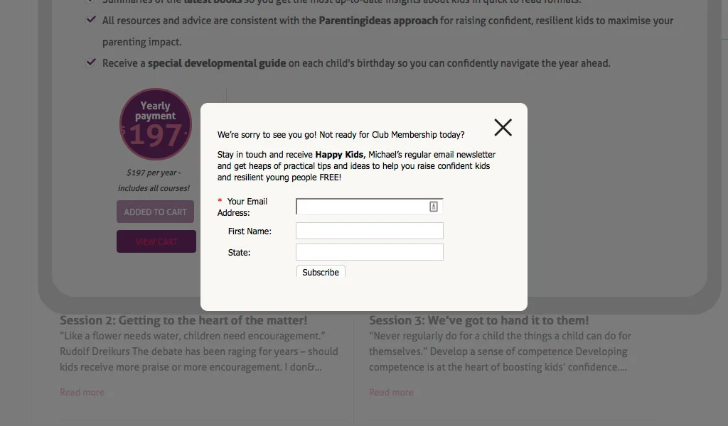 Parenting Ideas website