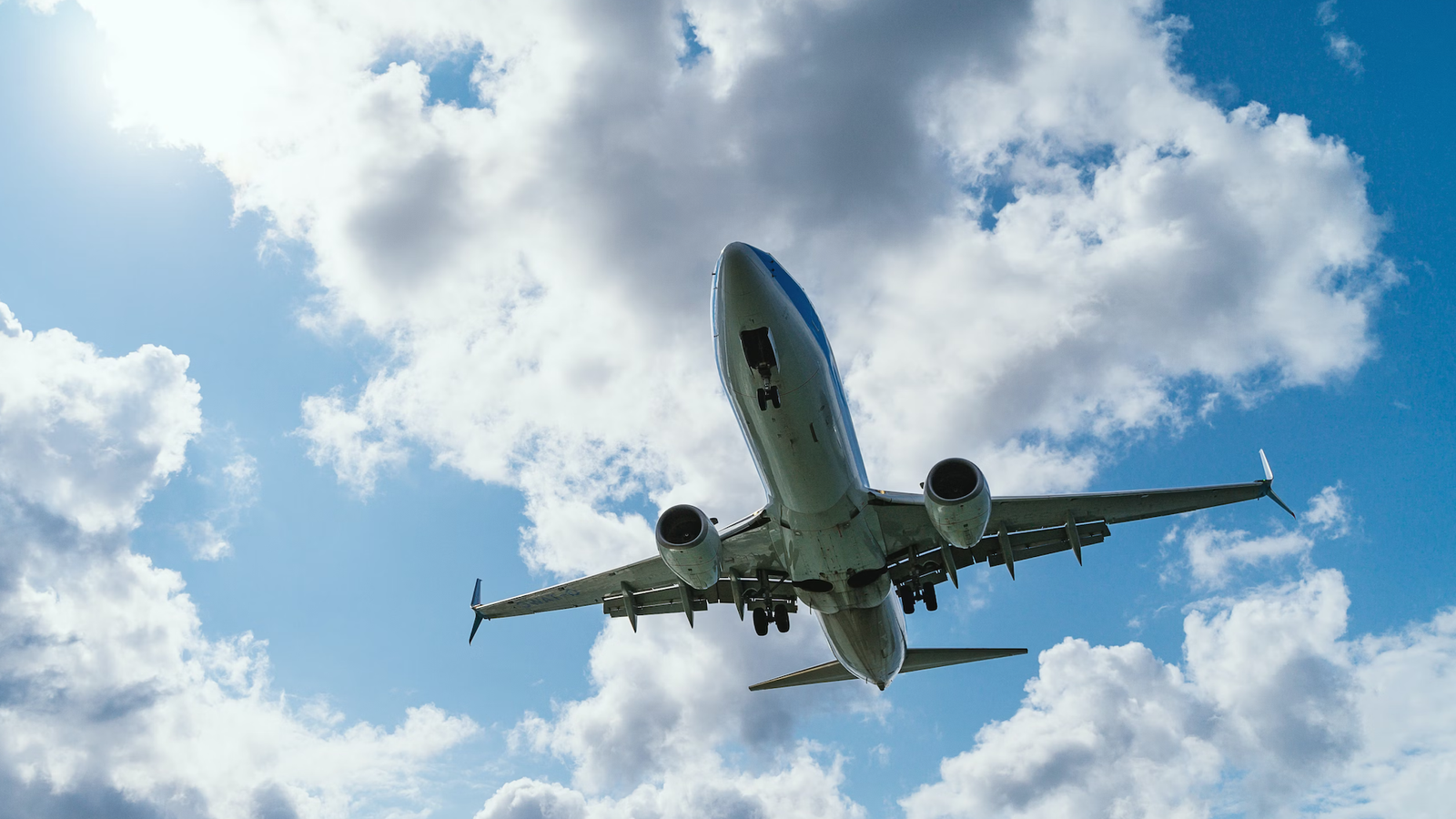 Plane flying overhead