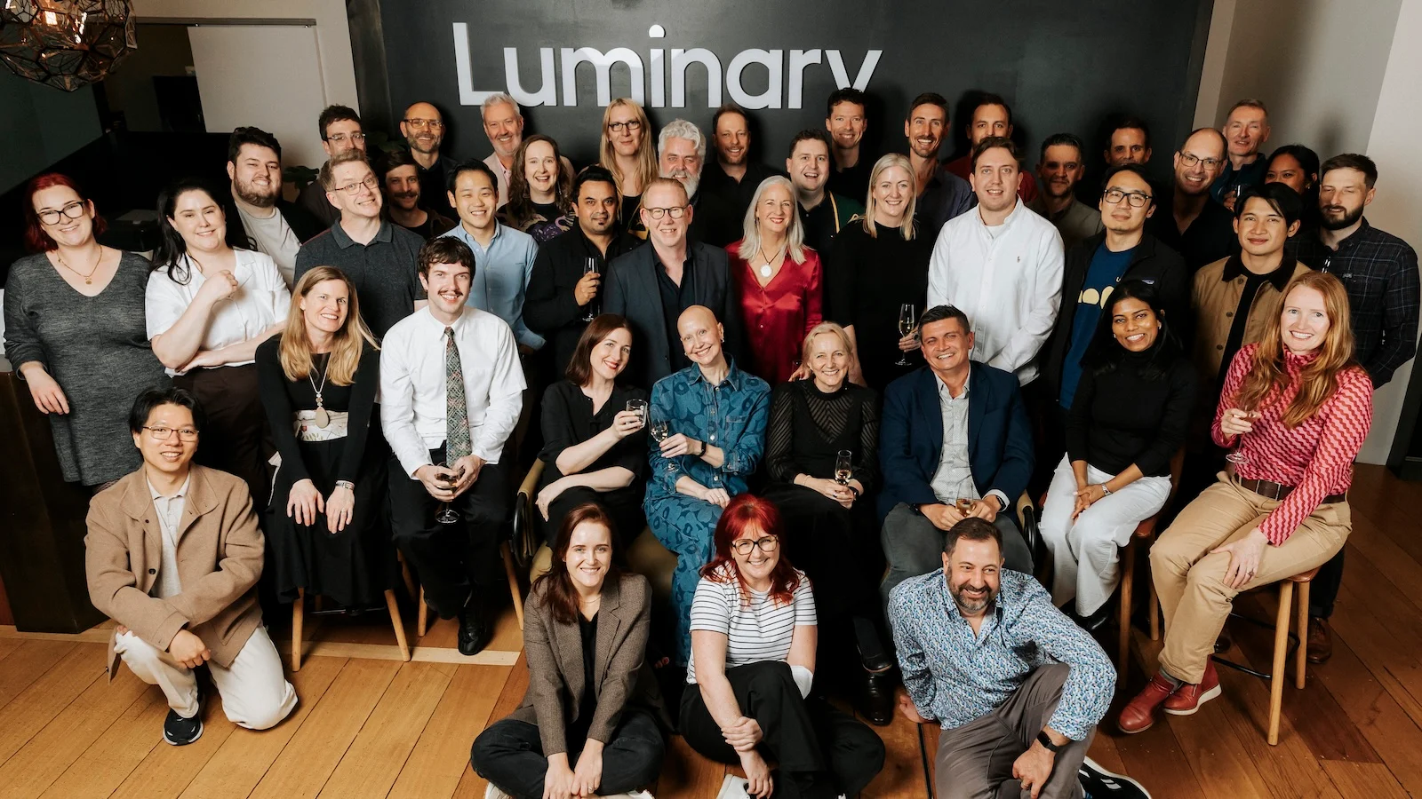 Picture of the Luminary team at the 27th birthday